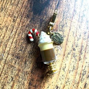 Festive Juicy Couture Mocha Frappuccino Charm
